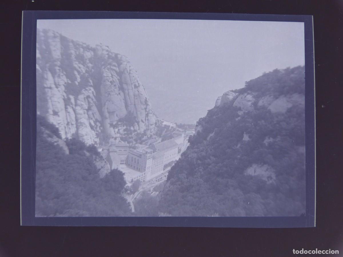 Antique Photography: MONTSERRAT, VISTA MONASTERIO, CLICHE NEGATIVO EN CELULOIDE, c.1920-1930
