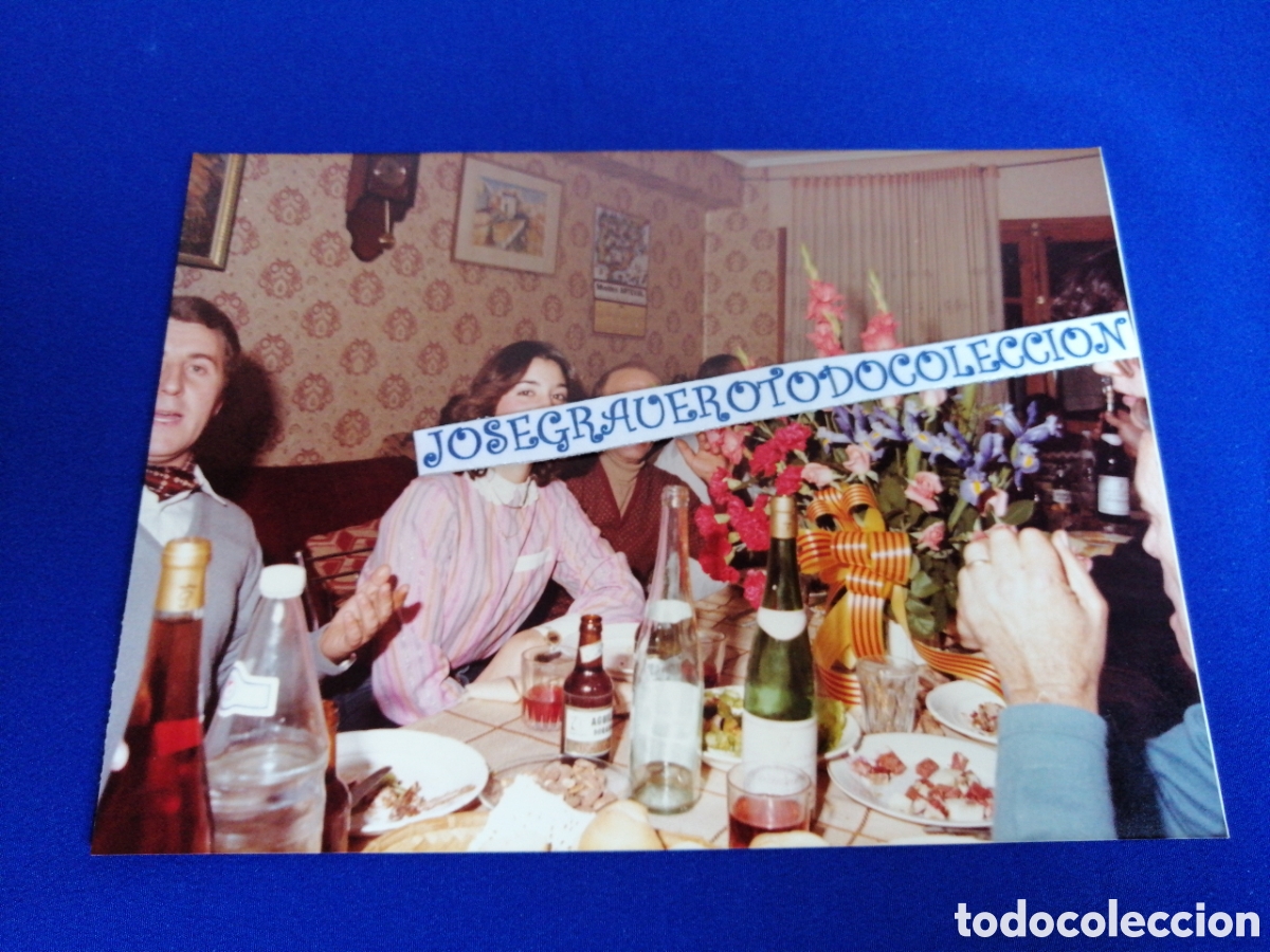 Fotograf&iacute;a antigua: FALLA LA SALETA (ALDAYA) 1983 FALLERA MAYOR Y PRESIDENTE FOTOGRAF&Iacute;A ANTIGUA