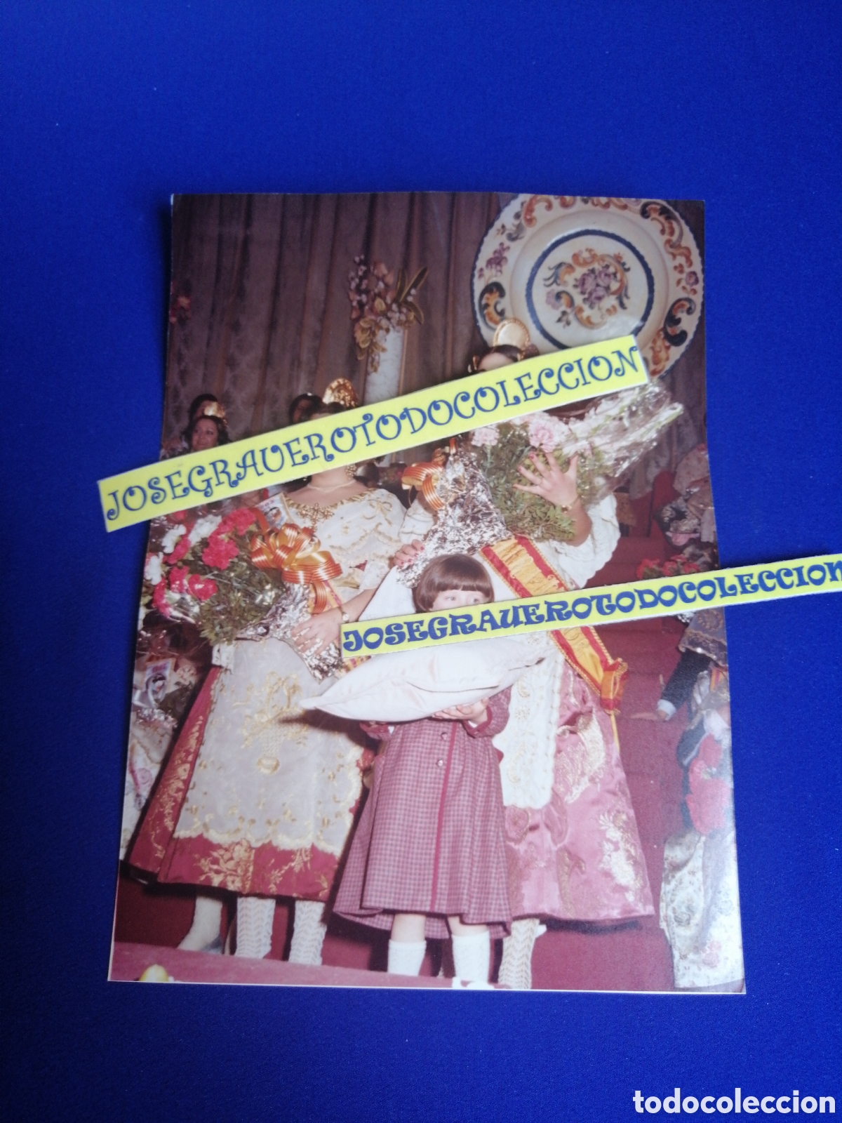 Alte Fotografie: FALLA LA SALETA (ALDAYA) 1983 FALLERA MAYOR 1982 Y FALLERA MAYOR 1983 PRESENTACI&Oacute;N FOTOGRAF&Iacute;A