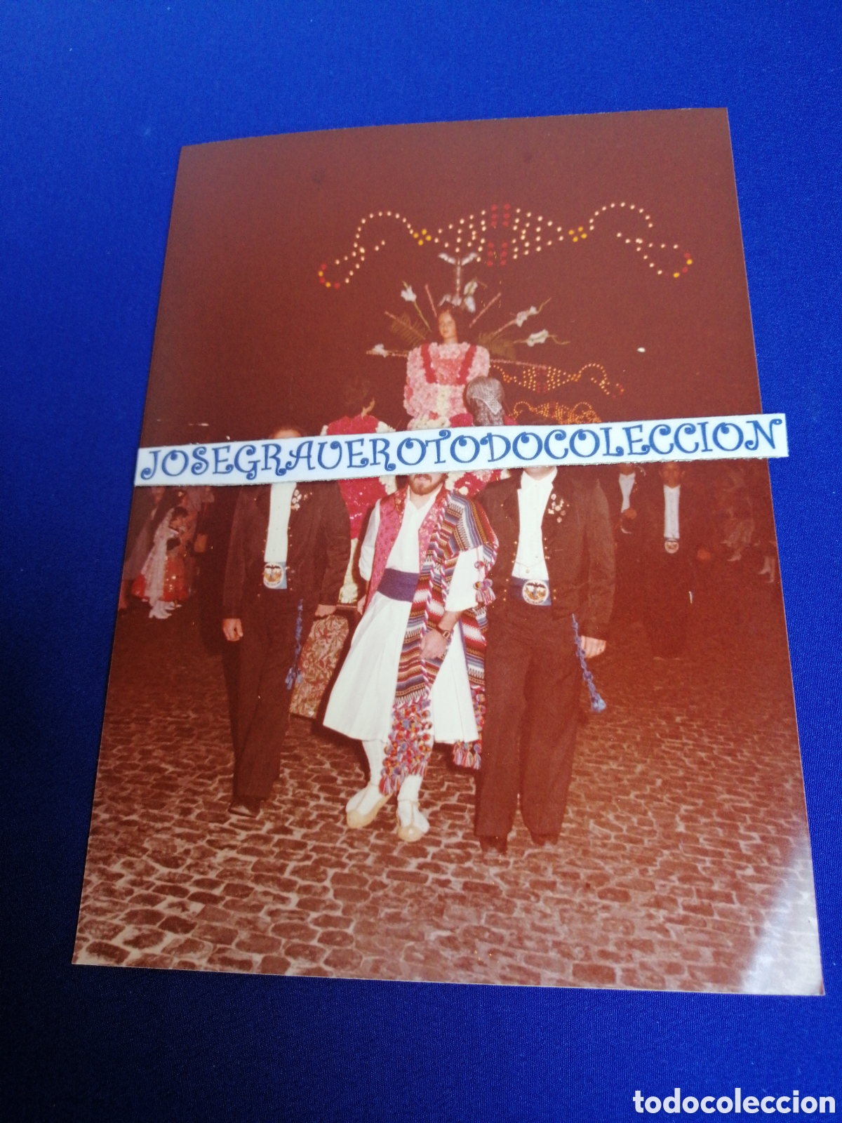 Fotografia antica: FALLA LA SALETA (ALDAYA) 1983 OFRENDA VIRGEN FOTOGRAF&Iacute;A ANTIGUA