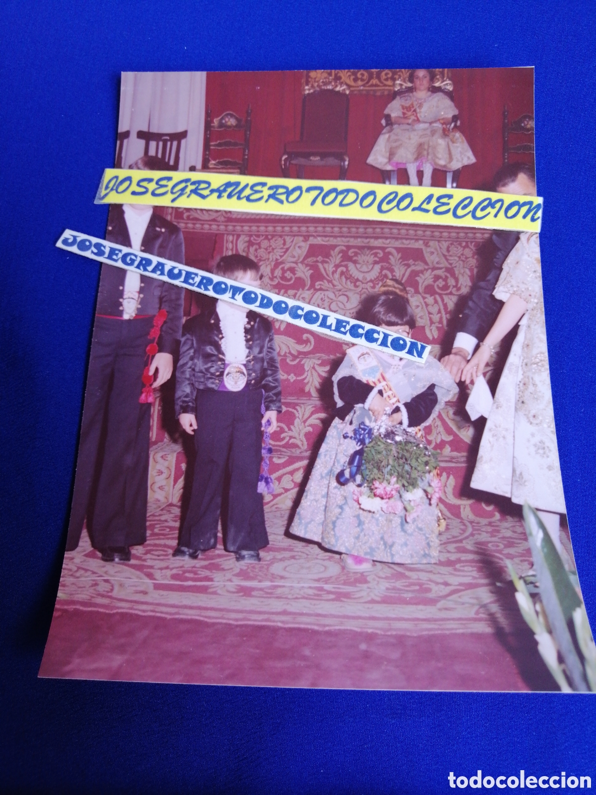 Fotografia antica: FALLA SAN VICENTE (ALDAYA) A&Ntilde;O 1978 PRESENTACI&Oacute;N FOTOGRAF&Iacute;A