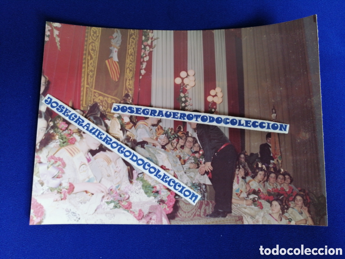 Alte Fotografie: FALLA SAN VICENTE (ALDAYA) A&Ntilde;O 1978 PRESENTACI&Oacute;N FOTOGRAF&Iacute;A