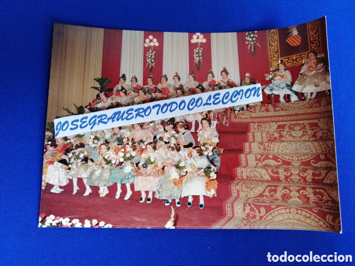 Fotografia antica: FALLA SAN VICENTE (ALDAYA) A&Ntilde;O 1978 PRESENTACI&Oacute;N FOTOGRAF&Iacute;A