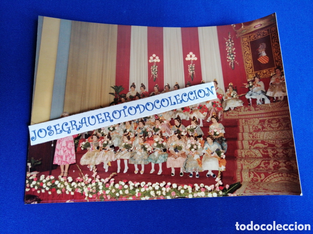 Alte Fotografie: FALLA SAN VICENTE (ALDAYA) A&Ntilde;O 1978 PRESENTACI&Oacute;N FOTOGRAF&Iacute;A