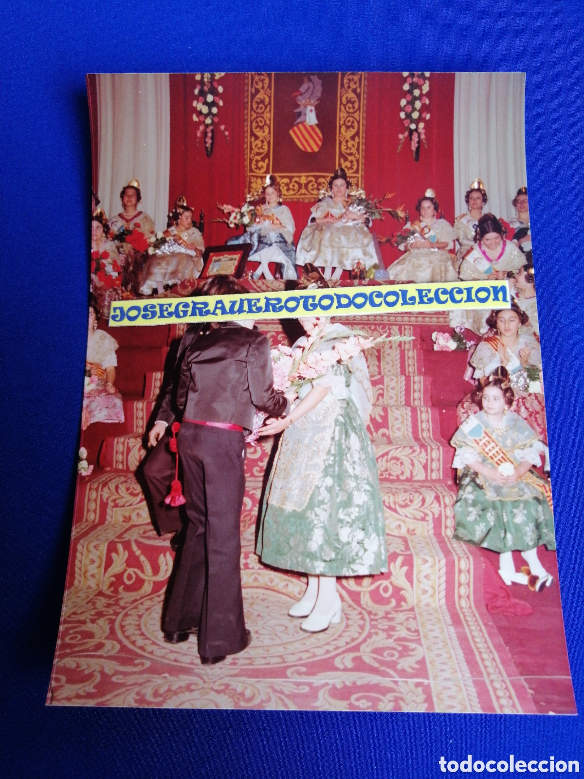 Fotograf&iacute;a antigua: FALLA SAN VICENTE (ALDAYA) A&Ntilde;O 1978 PRESENTACI&Oacute;N FOTOGRAF&Iacute;A