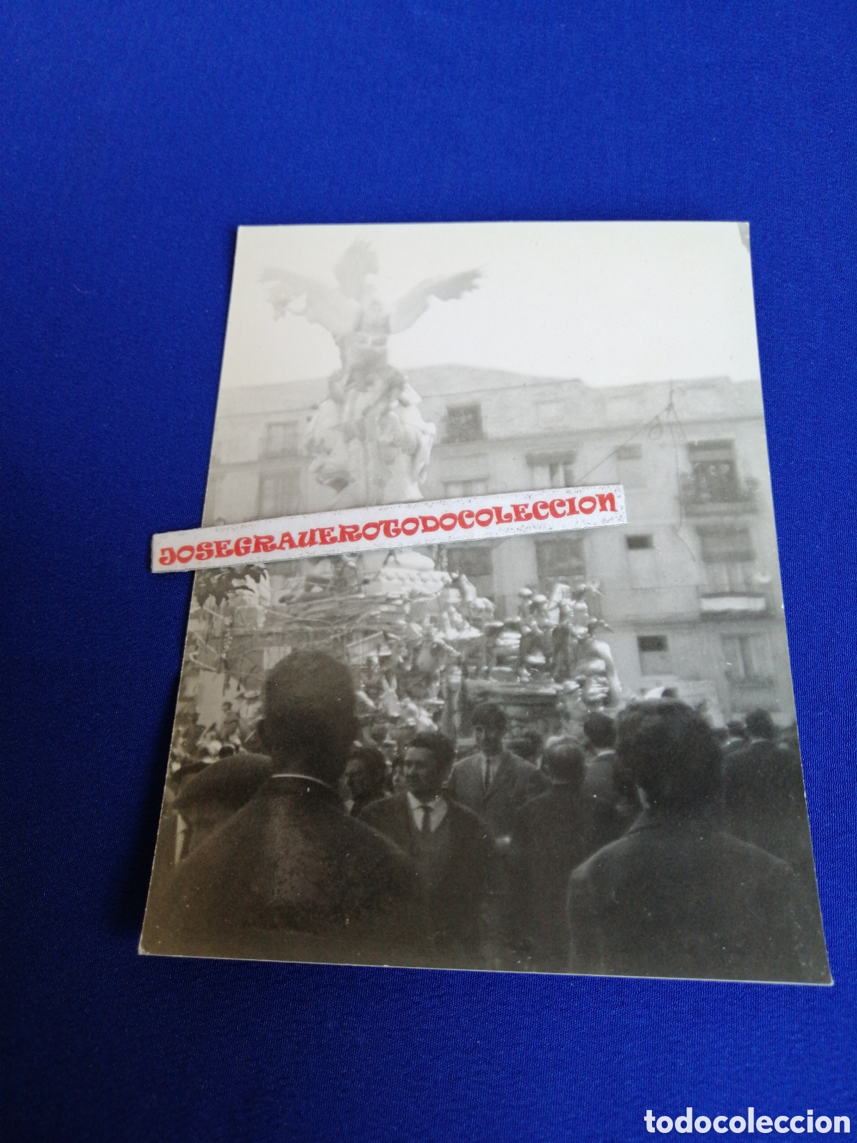 Fotografia antica: FALLA PLAZA DEL PILAR ARTISTA JUAN HUERTA A&Ntilde;O 1966 FOTOGRAF&Iacute;A ANTIGUA