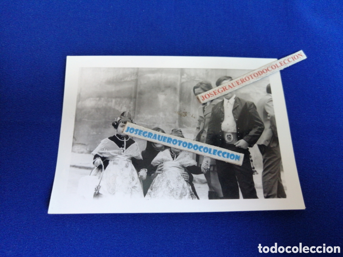 Fotografia antiga: FALLEROS MODELOS POSANDO FOTOGRAF&Iacute;A ANTIGUA