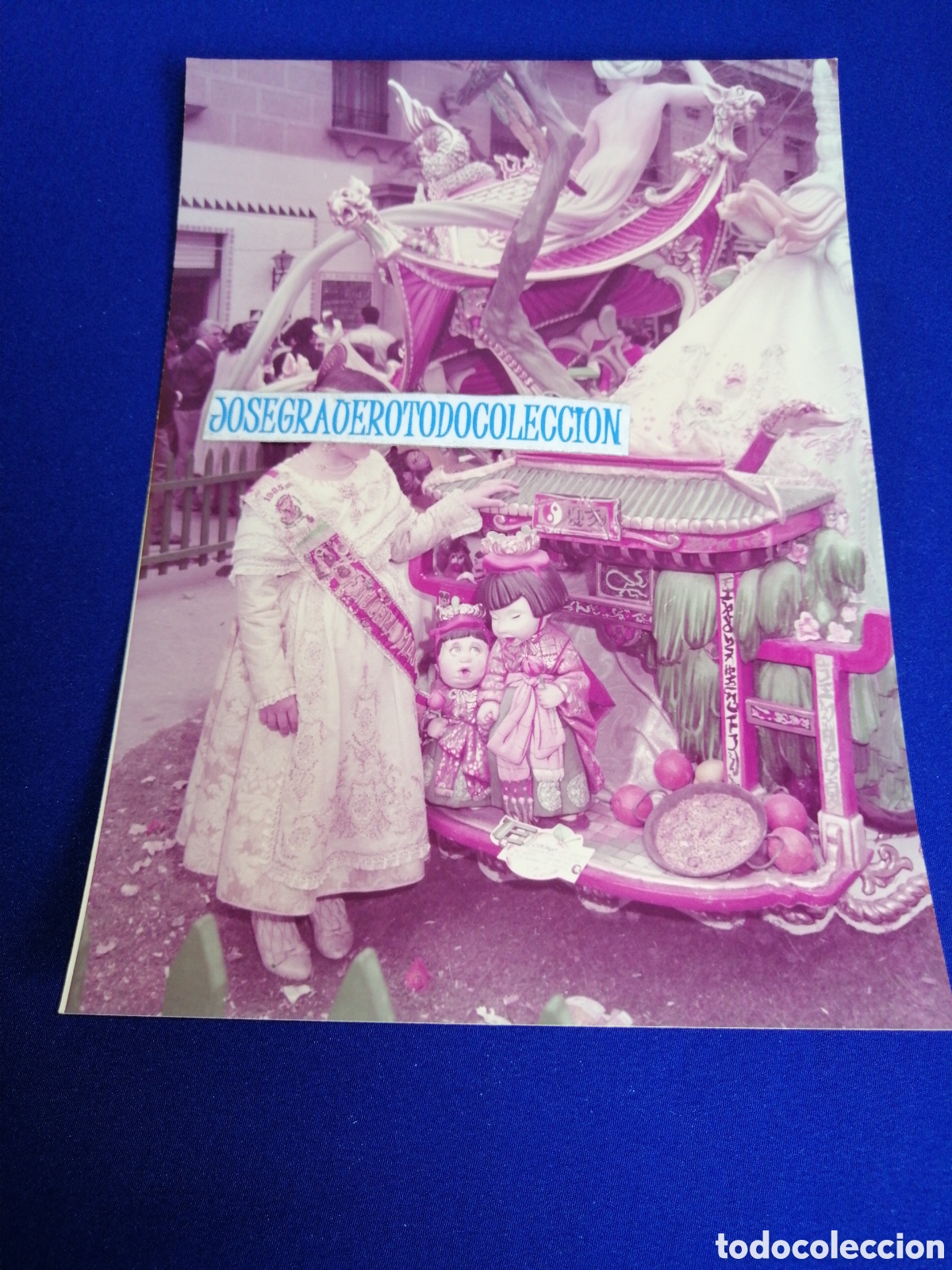 Antique Photography: FALLA ARCHIDUQUE CARLOS-CHIVA A&Ntilde;O 1985 FALLA INFANTIL