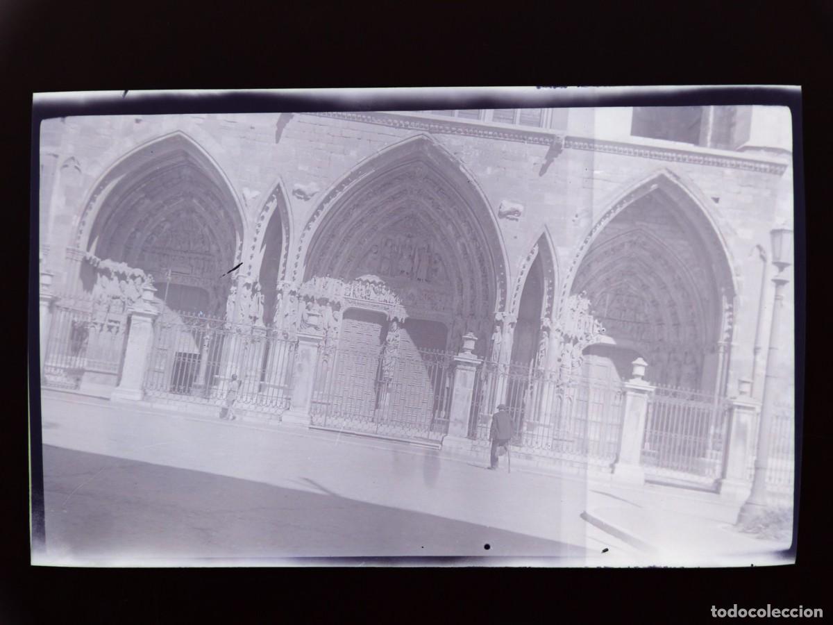 Antique Photography: LEON, CATEDRAL - CLICHE NEGATIVO EN CELULOIDE, c.1920-1930