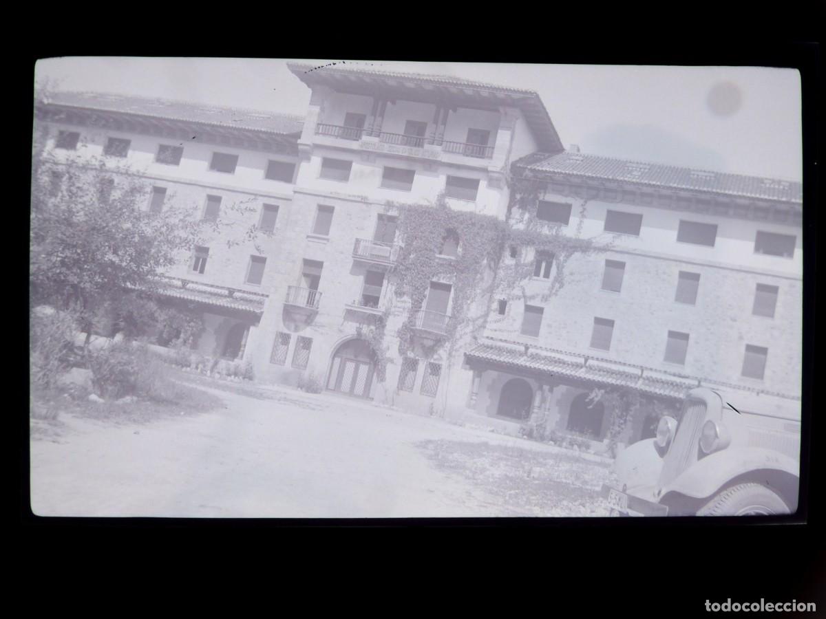 Antique Photography: COVADONGA, ASTURIAS, HOSTAL DE FAVILA - CLICHE NEGATIVO EN CELULOIDE, c.1920-1930