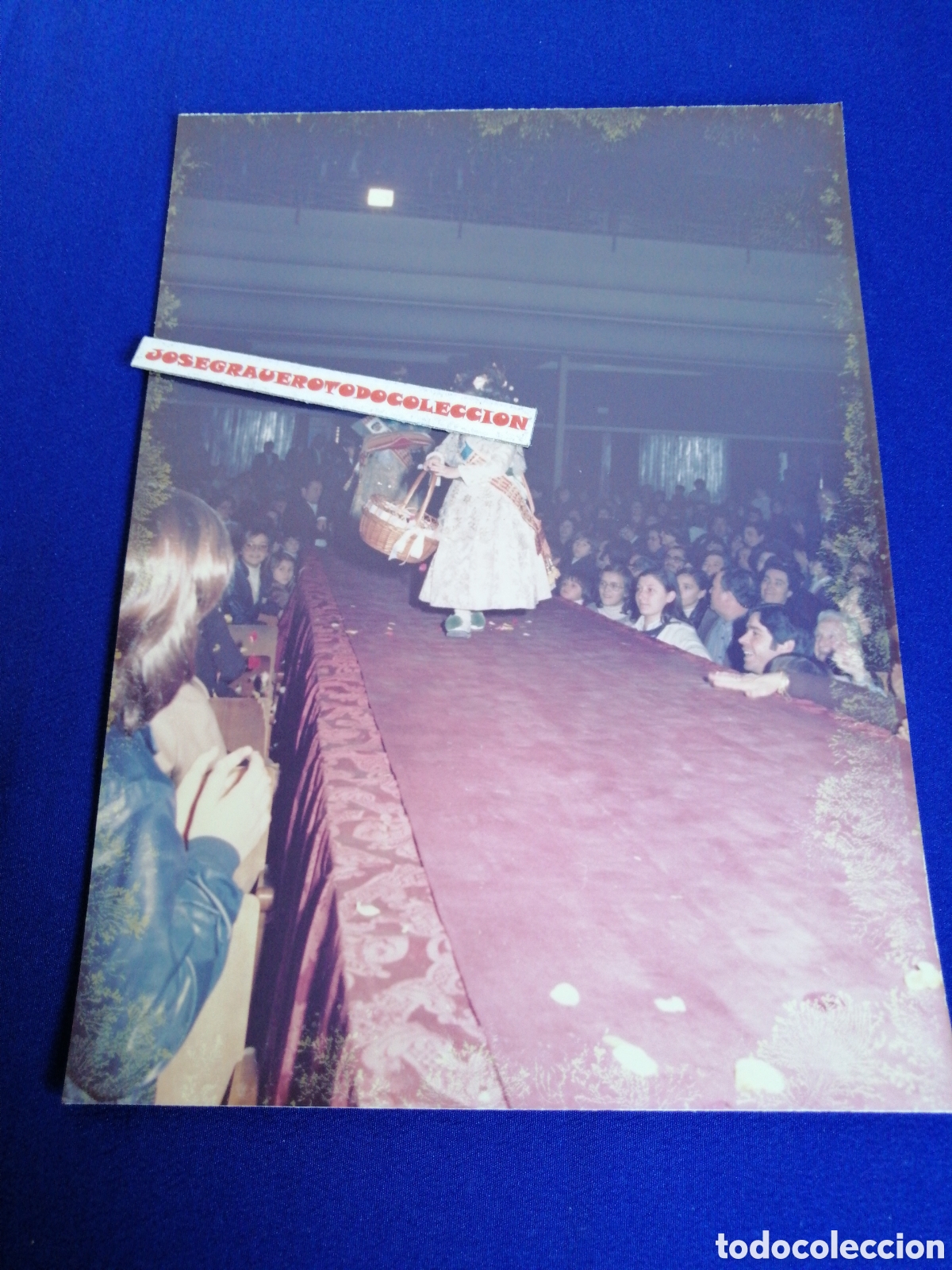 Fotografia antiga: FALLA PLAZA DEL CAUDILLO (ALDAYA) A&Ntilde;O 1978 PRESENTACI&Oacute;N FOTOGRAF&Iacute;A ANTIGUA