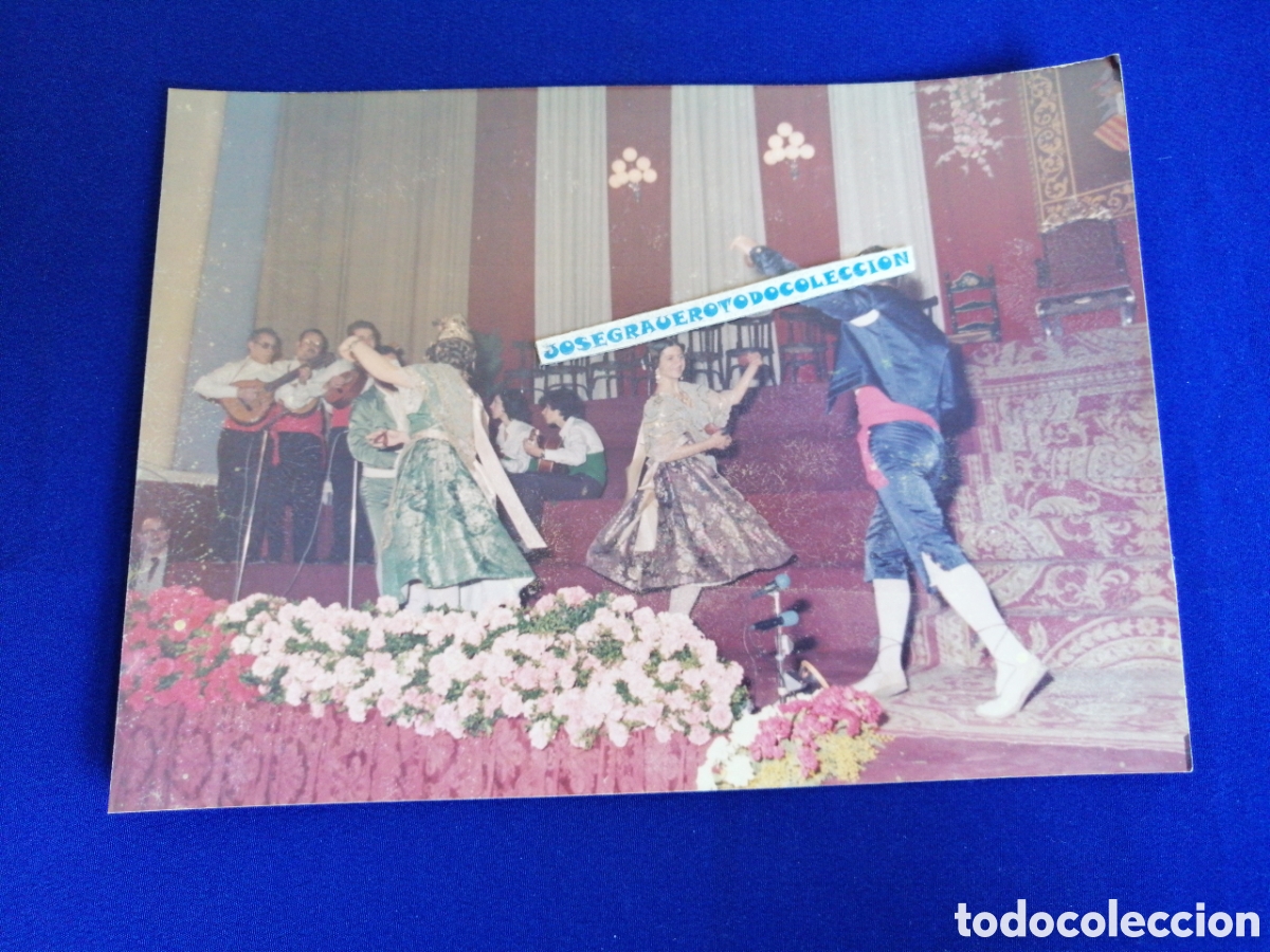 Antique Photography: FALLA PLAZA DEL CAUDILLO (ALDAYA) A&Ntilde;O 1978 PRESENTACI&Oacute;N FOTOGRAF&Iacute;A ANTIGUA CON SELLO FOTOGR&Aacute;FICO