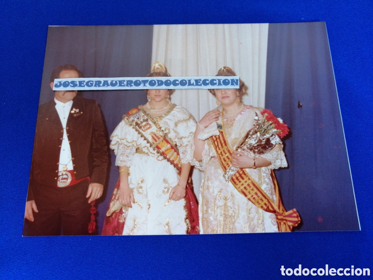Antique Photography: FALLA SANTA RITA (ALDAYA) A&Ntilde;O 1982 FALLERA MAYOR PRESENTACI&Oacute;N FOTOGRAF&Iacute;A ANTIGUA