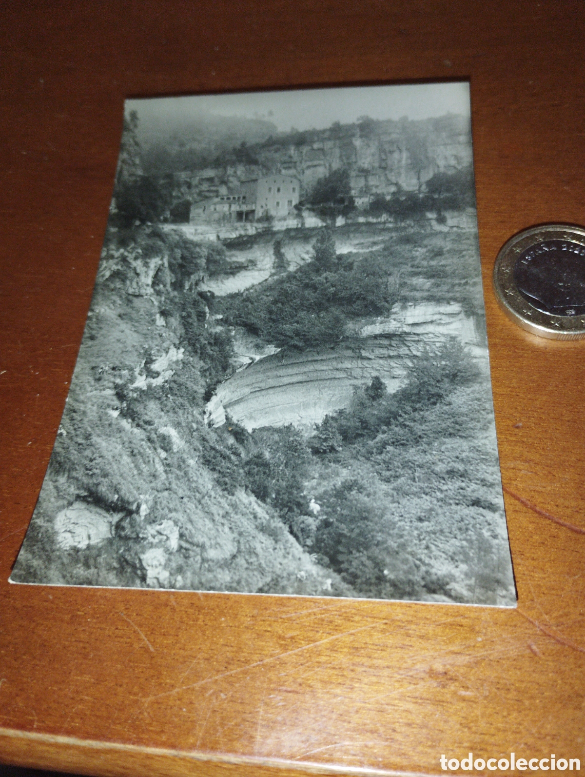 Antique Photography: Fotograf&iacute;a de Sant Miquel de Fai, Iglesia colgada en la Roca, primeros de siglo?