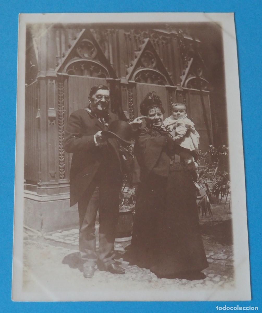Antique Photography: ANTIGUA FOTOGRAF&Iacute;A ALB&Uacute;MINA DE NI&Ntilde;A CON ABUELOS. A&Ntilde;OS 20-30