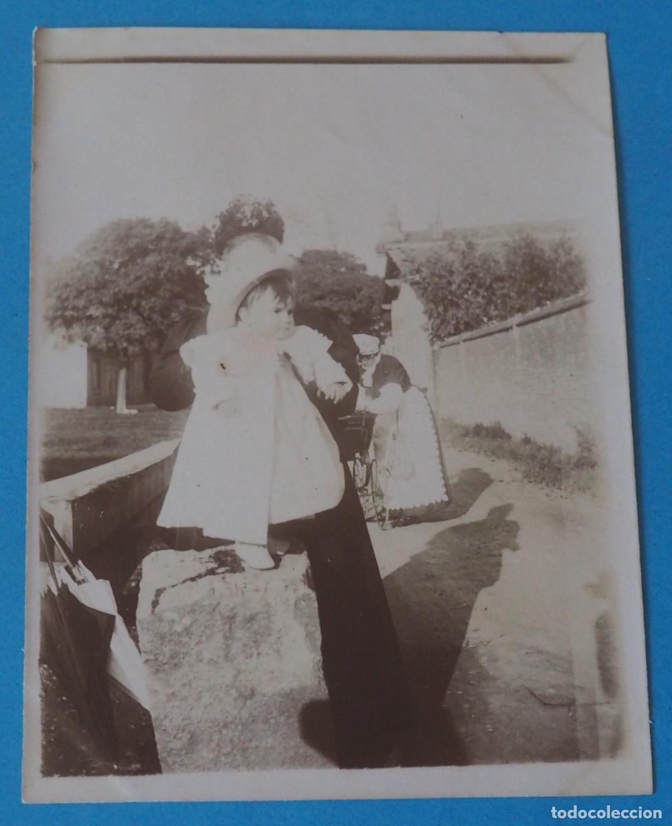 Antique Photography: ANTIGUA FOTOGRAF&Iacute;A ALB&Uacute;MINA DE NI&Ntilde;A CON ABUELA. A&Ntilde;OS 1900-1910