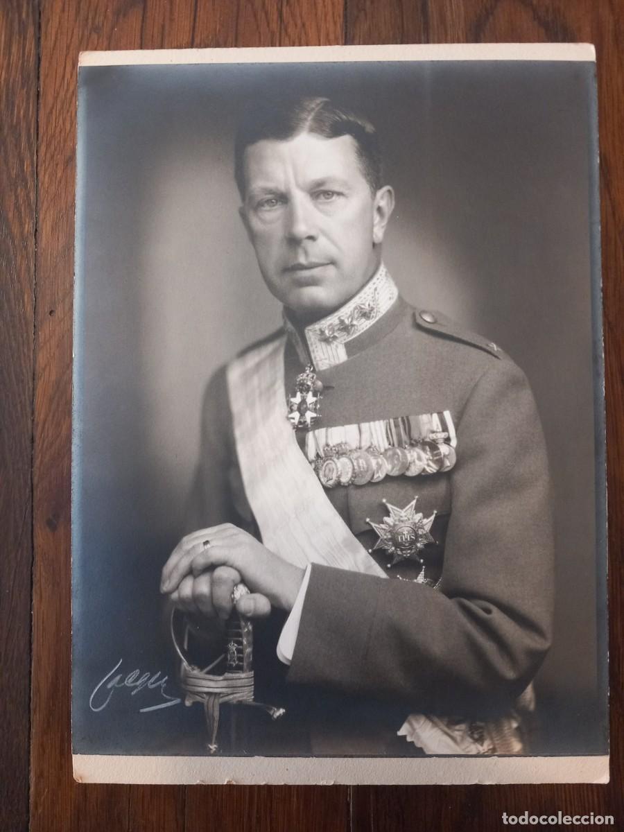 Antique Photography: PAREJA DE FOTOGRAFIAS ORIGINALES DE LOS REYES GUSTAVO VI ADOLFO Y LUISA DE SUECIA. VI