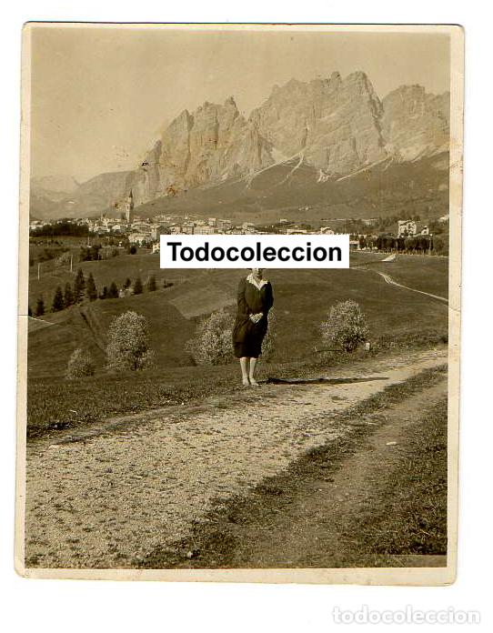 Antique Photography: 1926 CORTINA D&Aacute;MPEZZO. BELLUNO / V&Eacute;NETO. GRAN TOUR.