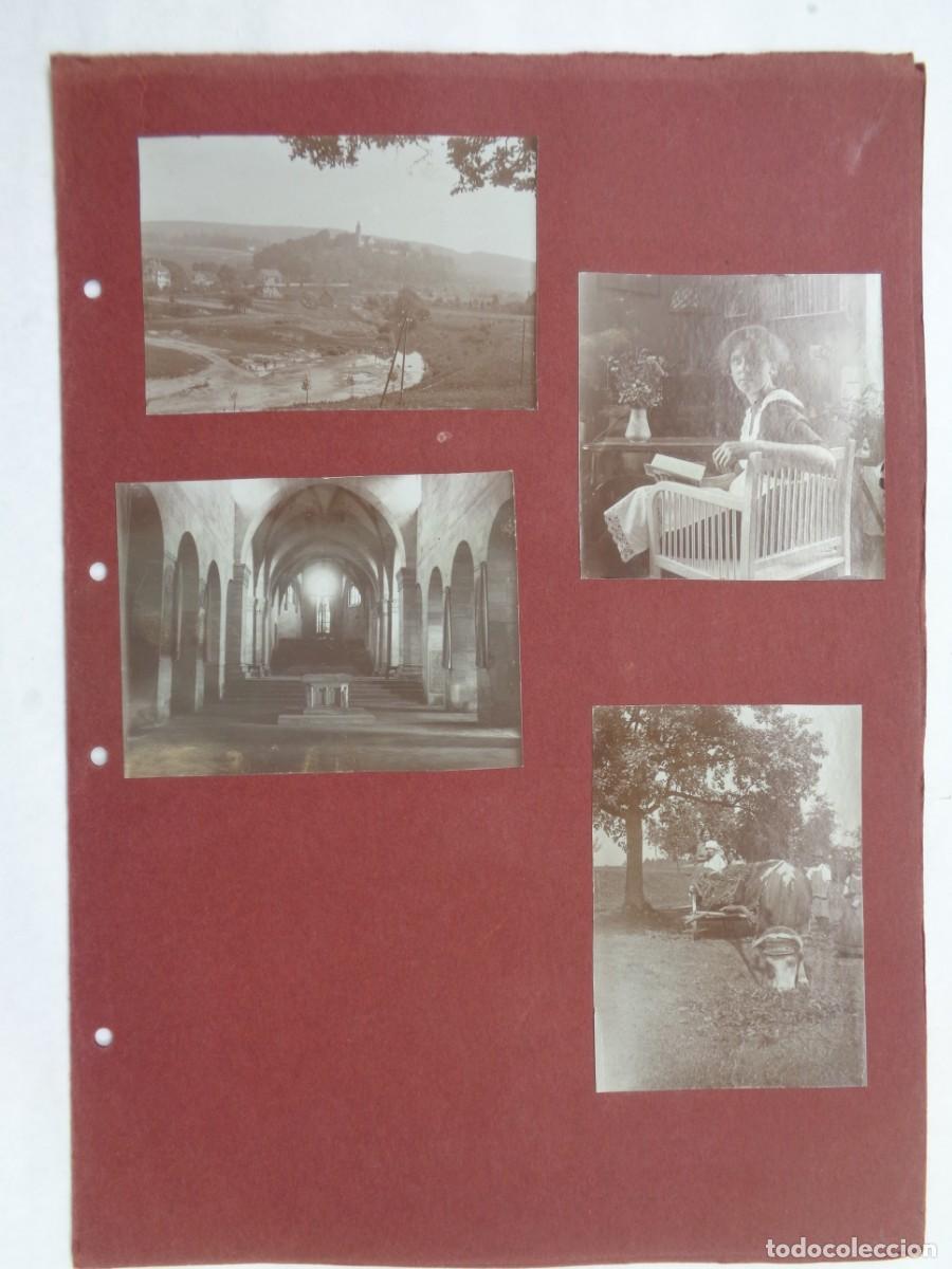Antique Photography: HOJA DOBLE DE ALBUM CON 22 FOTOS FAMILIA ALEMANA: 1&ordf; GUERRA MUNDIAL, ETC. PRINCIPIOS DE SIGLO