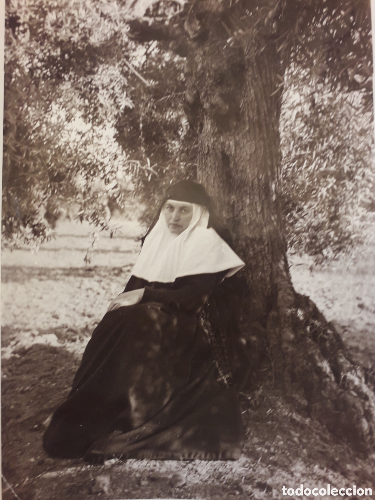 Fotografia antiga: Fotografia de monja. Sobre 1950