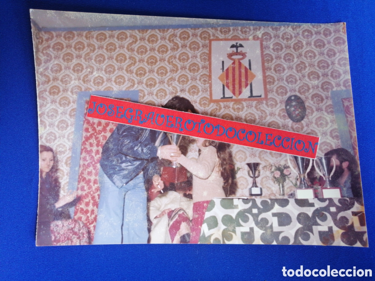 Fotograf&iacute;a antigua: FALLA LA SALETA (ALDAYA) A&Ntilde;O 1978 FOTOGRAF&Iacute;A ANTIGUA