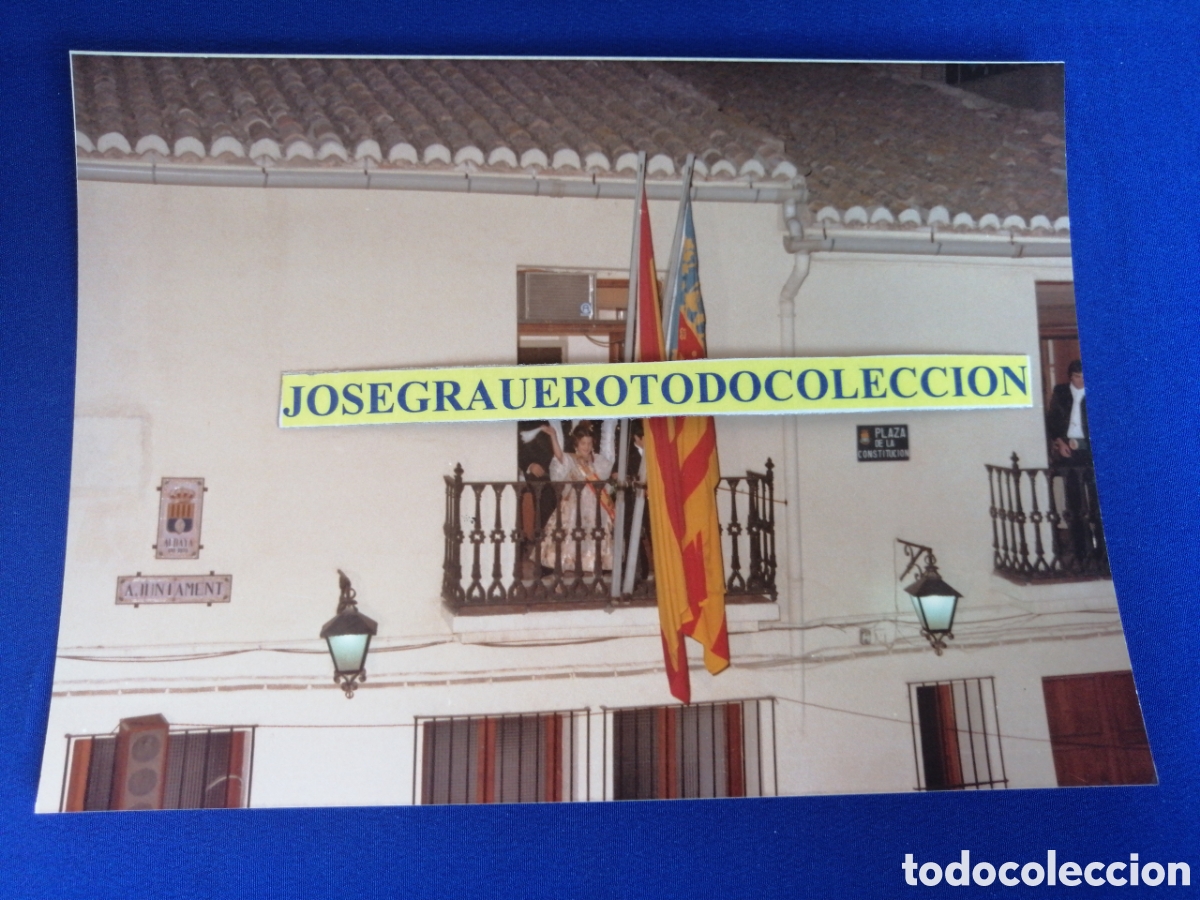 Fotograf&iacute;a antigua: FALLA LA SALETA (ALDAYA) A&Ntilde;O 1978 AYUNTAMIENTO PREMIOS FOTOGRAF&Iacute;A ANTIGUA