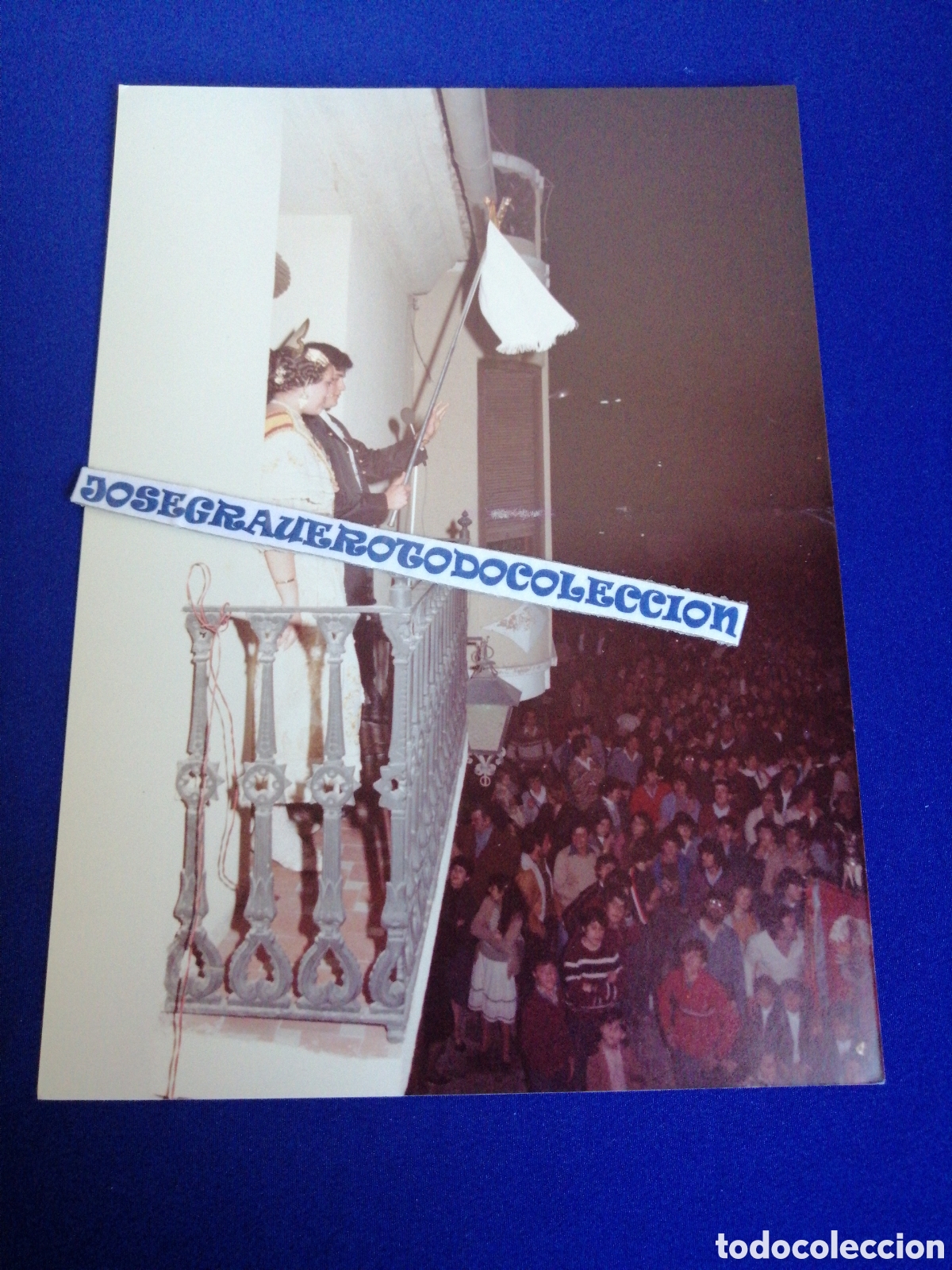 Fotograf&iacute;a antigua: FALLA LA SALETA (ALDAYA) A&Ntilde;O 1982 ENTREGA DE PREMIOS FOTOGRAF&Iacute;A