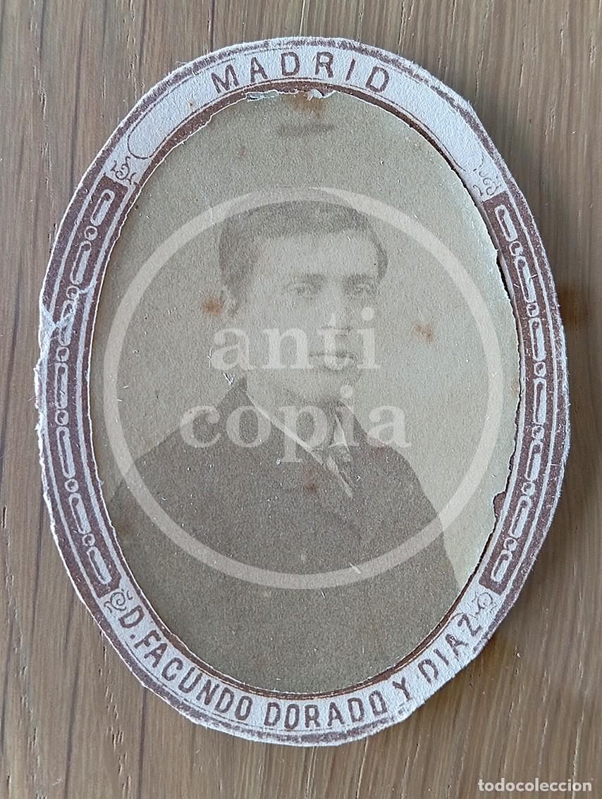 Antique Photography: FACUNDO DORADO Y D&Iacute;AZ &iquest;HIJO DEL CRONISTA HONORARIO DE MADRID? ORLA DERECHO 1883 1884