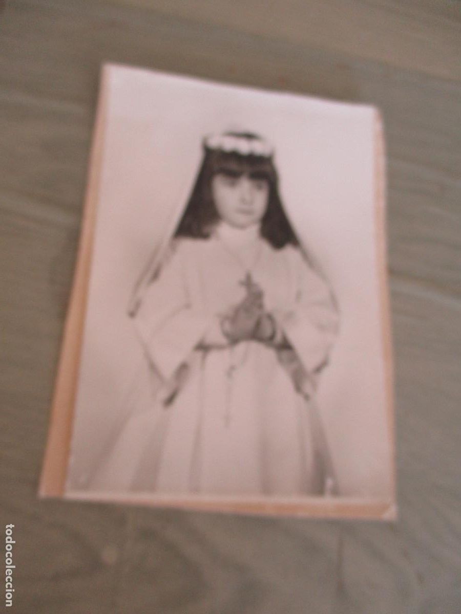 Fotografia antiga: FOTO DE NI&Ntilde;A, PRIMERA COMUNI&Oacute;N- 17X12 CM. -SIN MAS DATOS