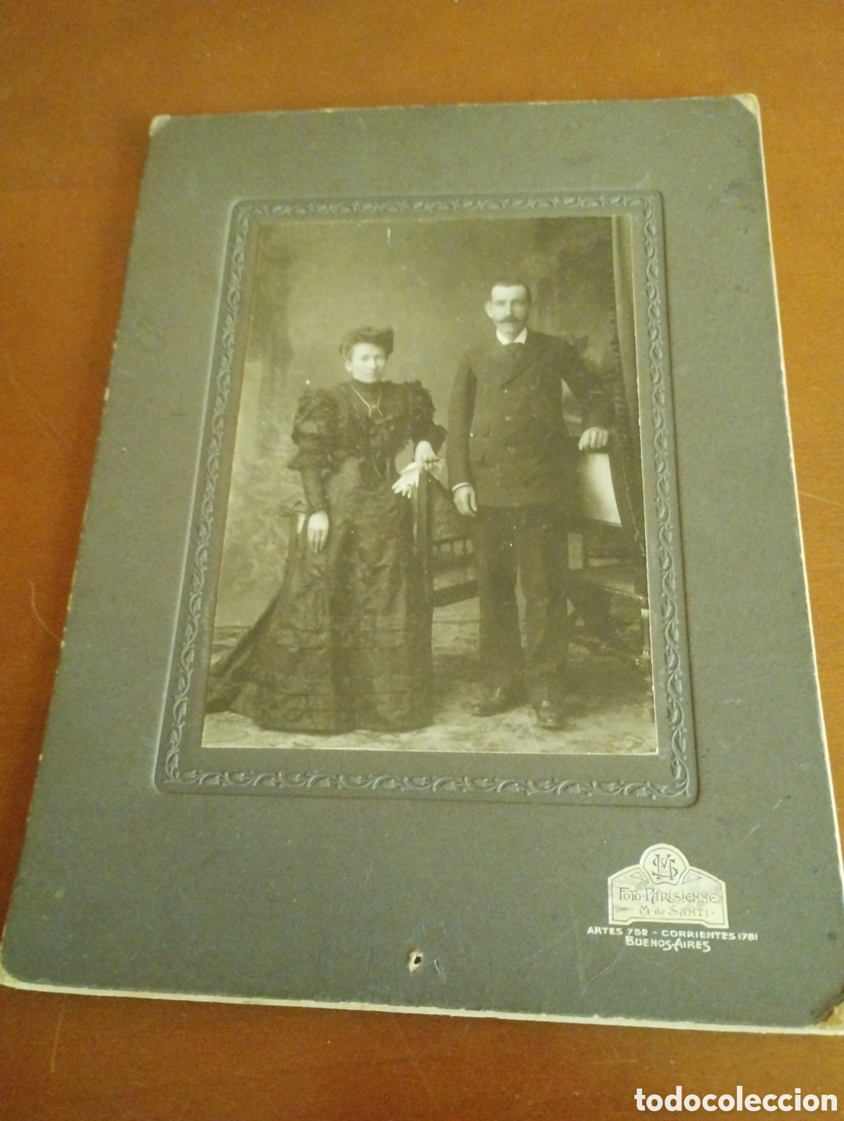 Fotografia antica: Fotograf&iacute;a de un matrimonio hecha en Argentina a&ntilde;os 20
