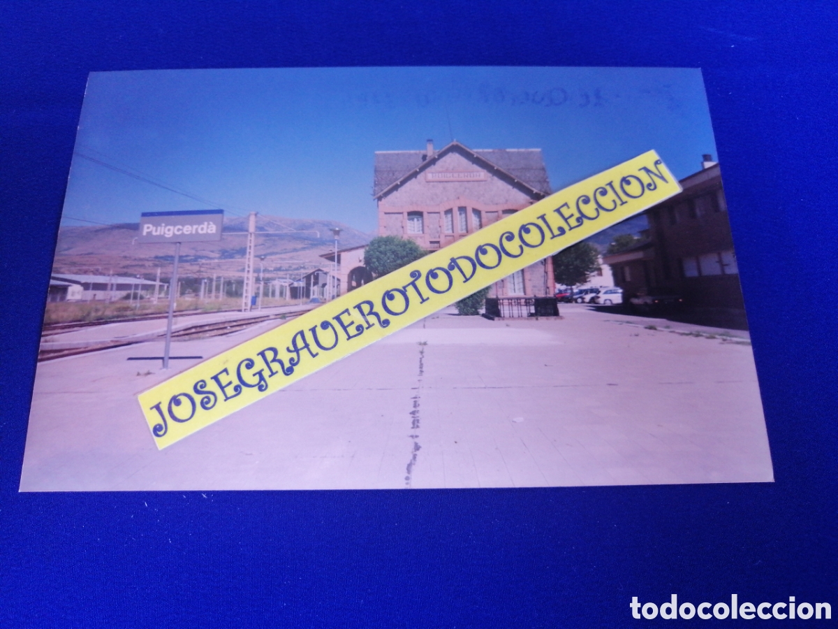 Fotografia antiga: ESTACI&Oacute;N DE TREN PUIG CERDA A&Ntilde;O 1994 FOTOGRAF&Iacute;A