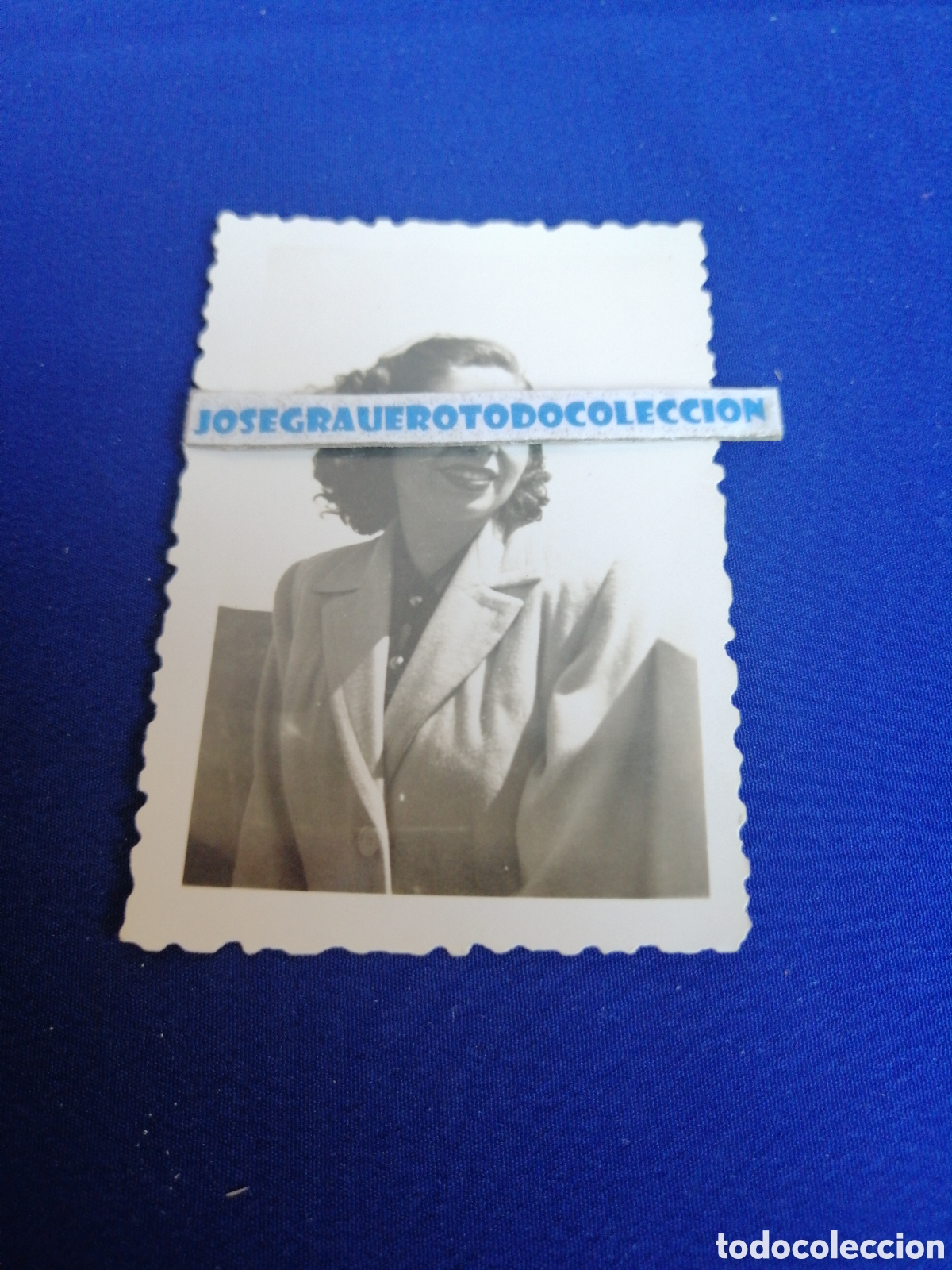 Alte Fotografie: MODELO POSANDO A&Ntilde;O 1943 FOTOGRAF&Iacute;A ANTIGUA