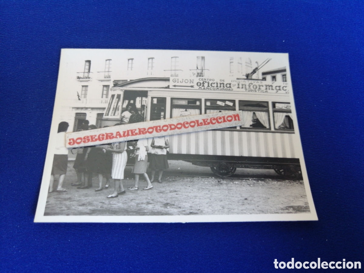 Antique Photography: RIBASELLA (ASTURIAS) TRANVIA A&Ntilde;O 1964 MANCOMUNIDAD TUR&Iacute;STICA FOTOGRAF&Iacute;A ANTIGUA