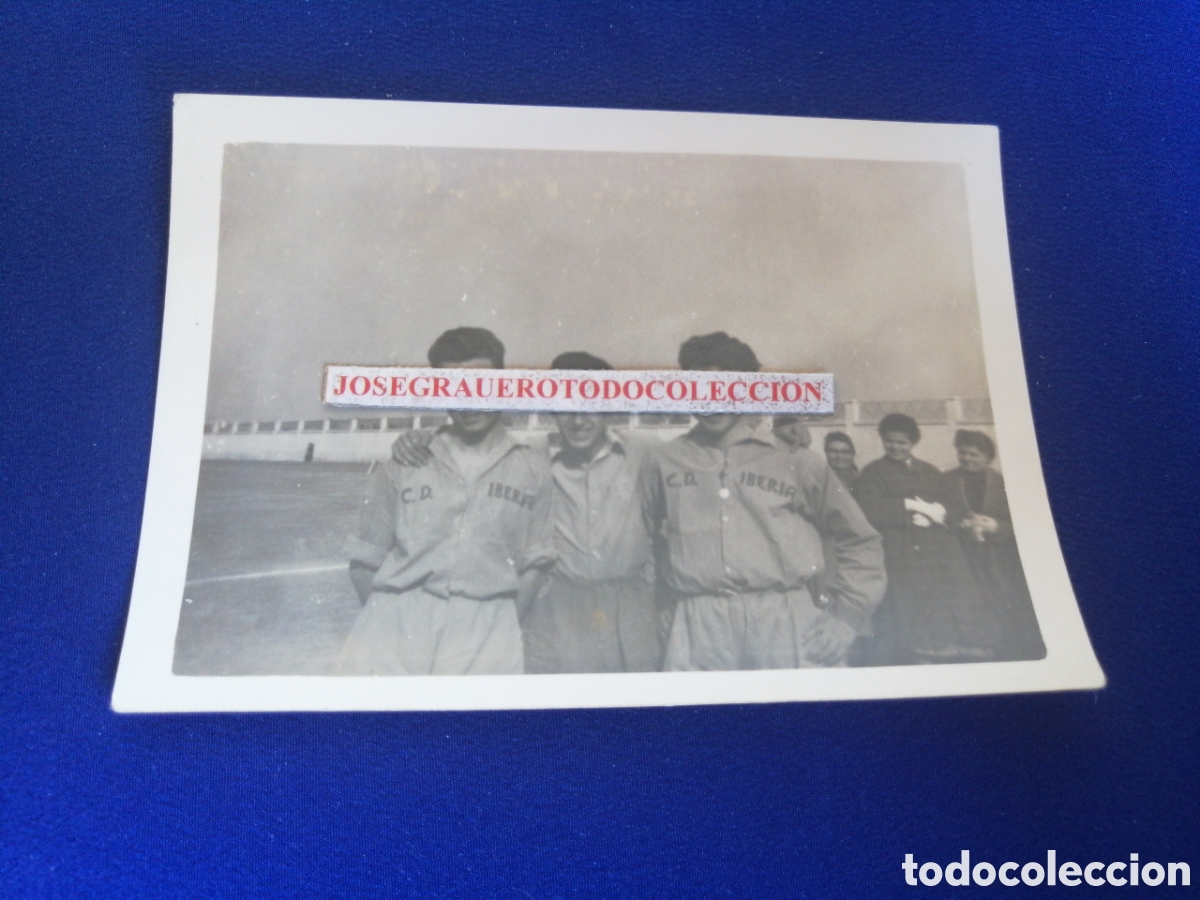 Fotografia antica: CLUB DEPORTIVO IBERIA - F&Uacute;TBOLISTAS FOTOGRAF&Iacute;A ANTIGUA