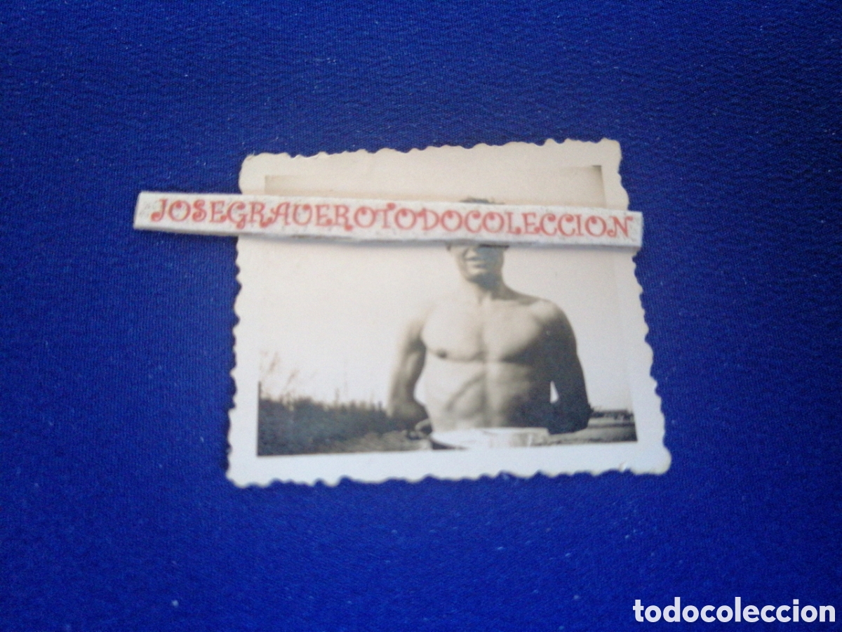 Alte Fotografie: MODELO EN BA&Ntilde;ADOR A&Ntilde;O 1942 FOTOGRAF&Iacute;A ANTIGUA