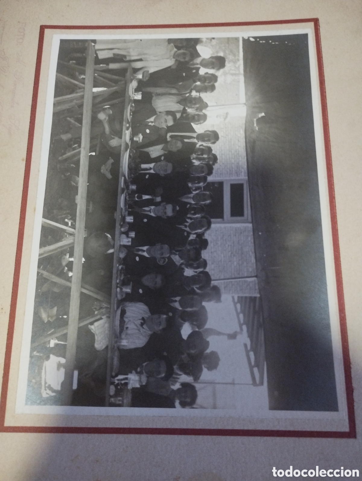 Fotografia antica: Fotograf&iacute;a de un grupo de amigos a&ntilde;os 40
