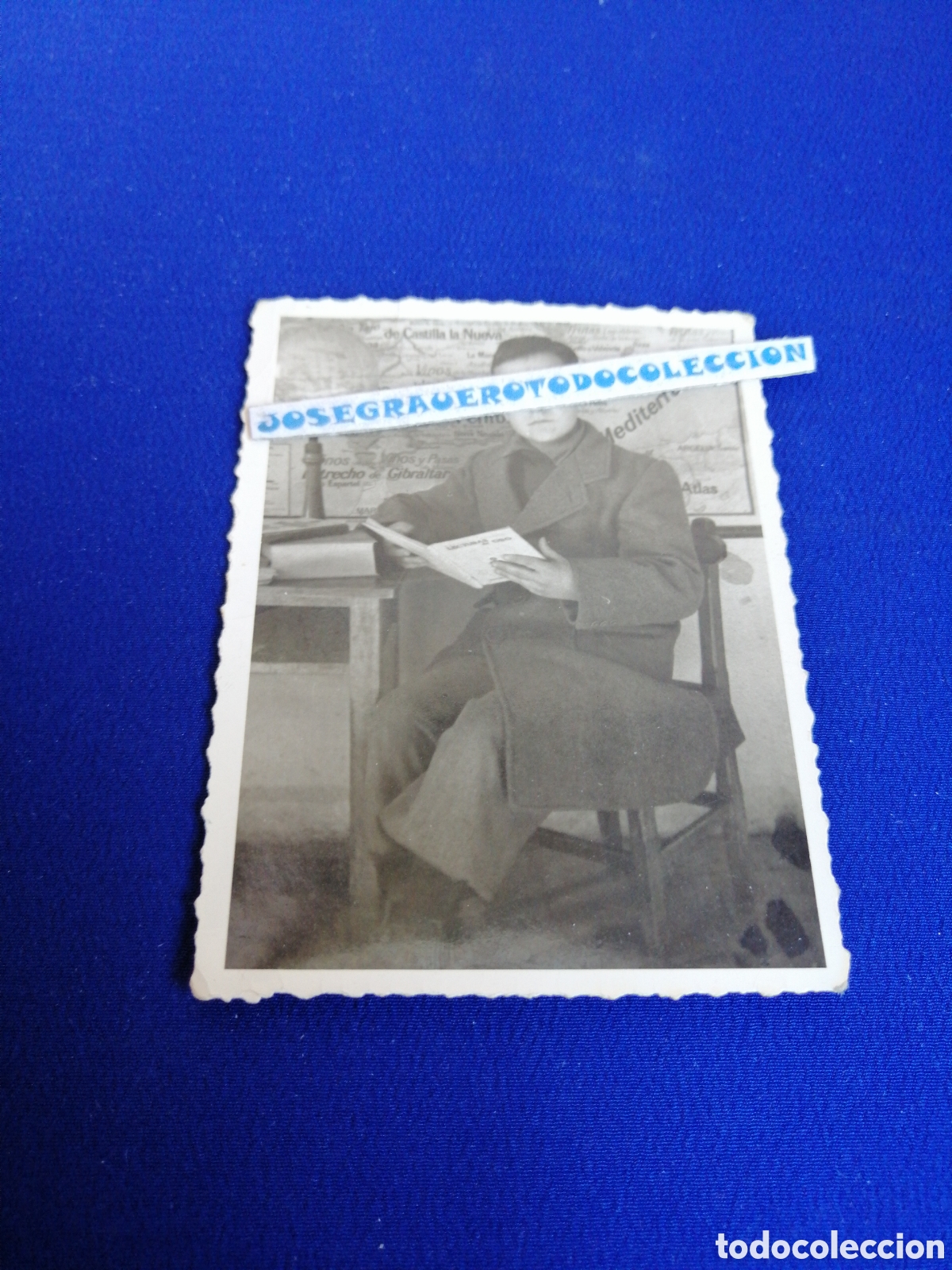 Fotografia antica: NI&Ntilde;O MODELO COLEGIO POSANDO A&Ntilde;O 1948 FOTOGRAF&Iacute;A ANTIGUA