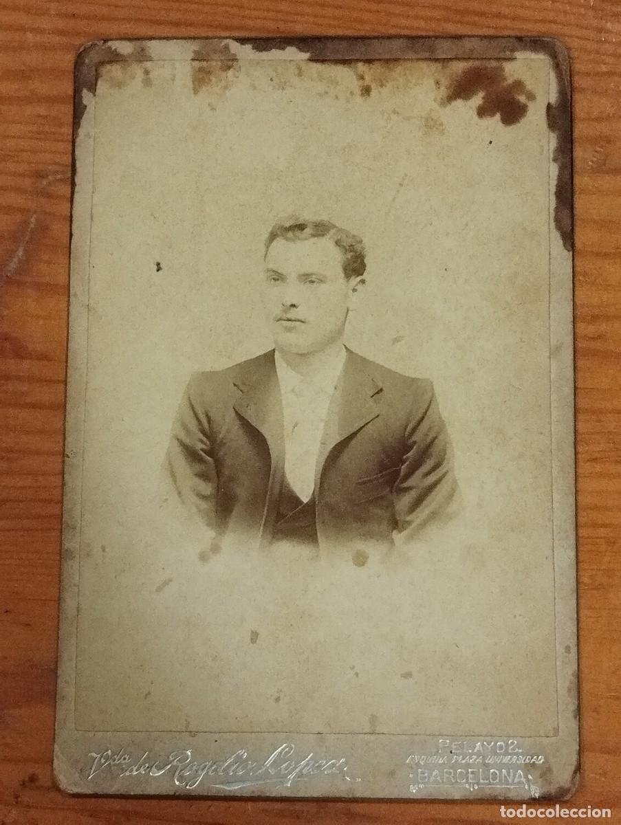 Antique Photography: FOTO ALBUMINA. FOT VDA. ROGELIO LOPEZ.