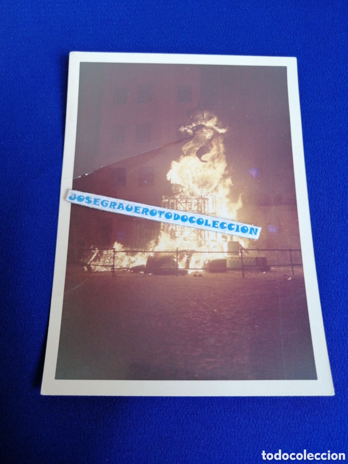 Fotograf&iacute;a antigua: FALLAS DE VALENCIA CREMA DE LA FALLA - Foto 1