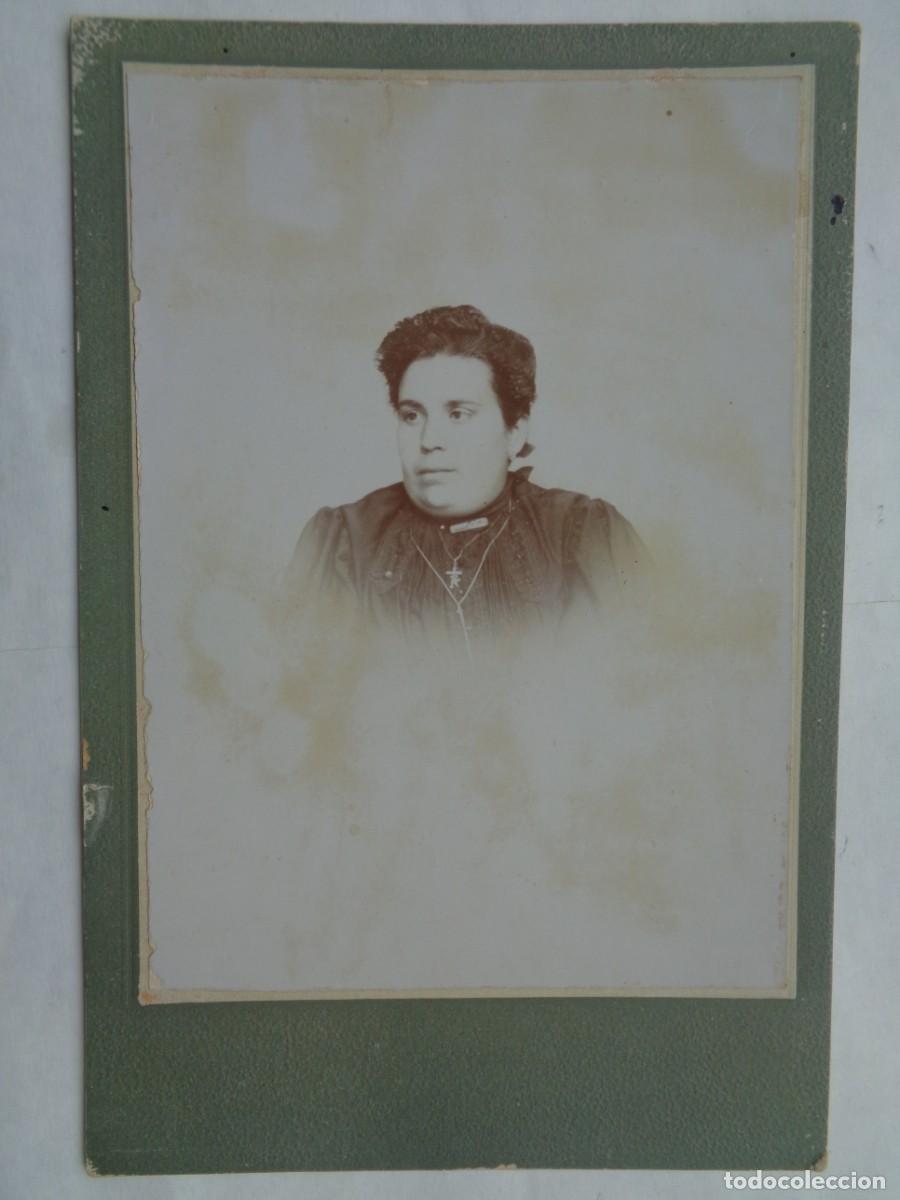Antique Photography: PRECIOSA FOTO DE ESTUDIO DE SE&Ntilde;ORA DEL SIGLO XIX