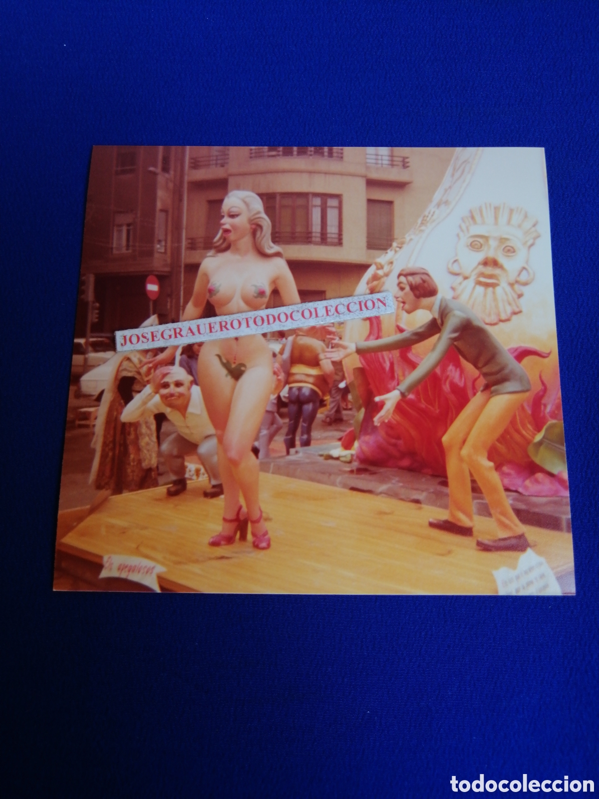 Alte Fotografie: FALLA AZCARRAGA - FERNANDO EL CATOLICO 1979 ARTISTA FRANCISCO TOM&Aacute;S GRAU (PAQUITO)