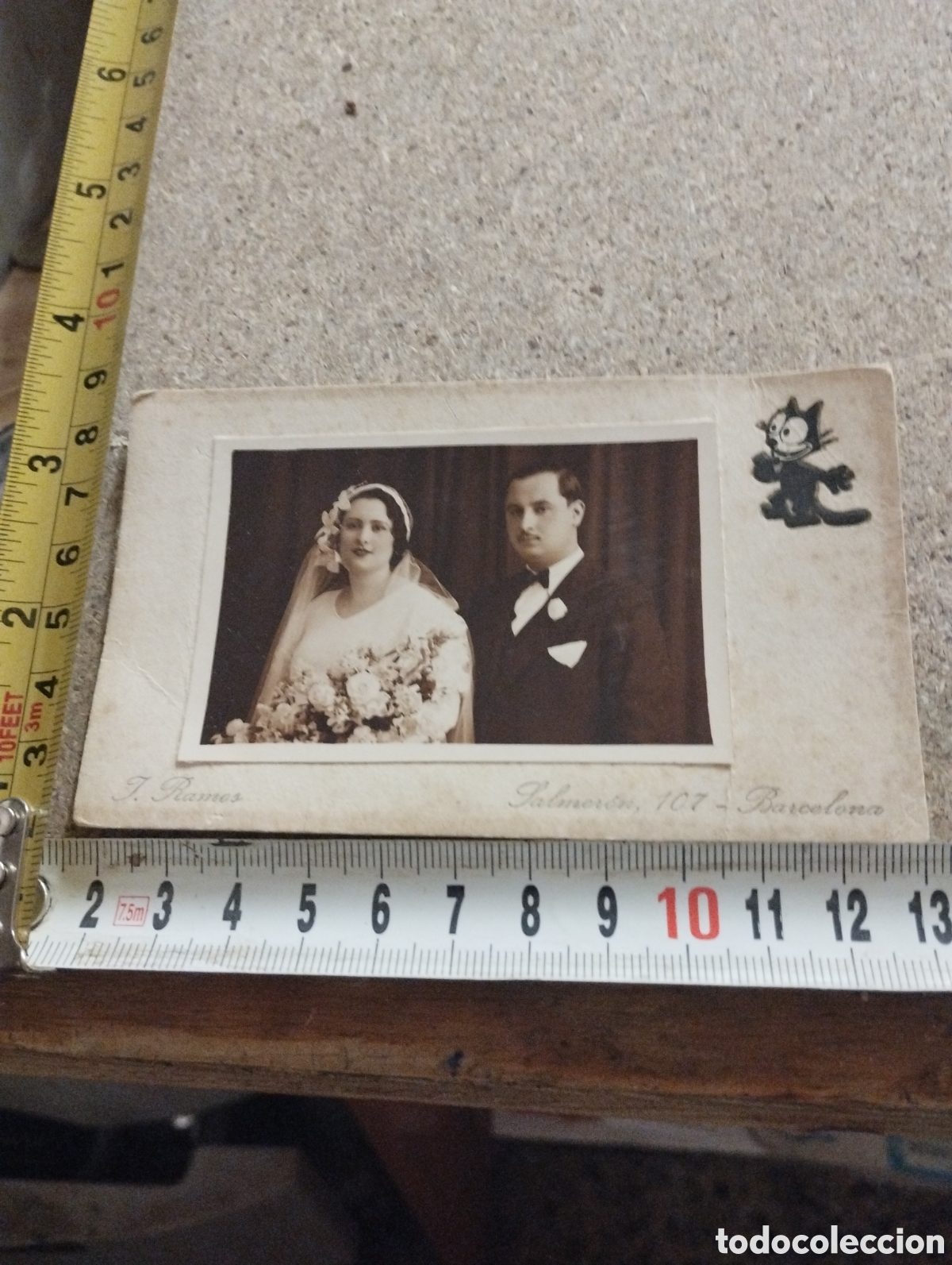 Antique Photography: Fotograf&iacute;a de una pareja de novios a&ntilde;os 50