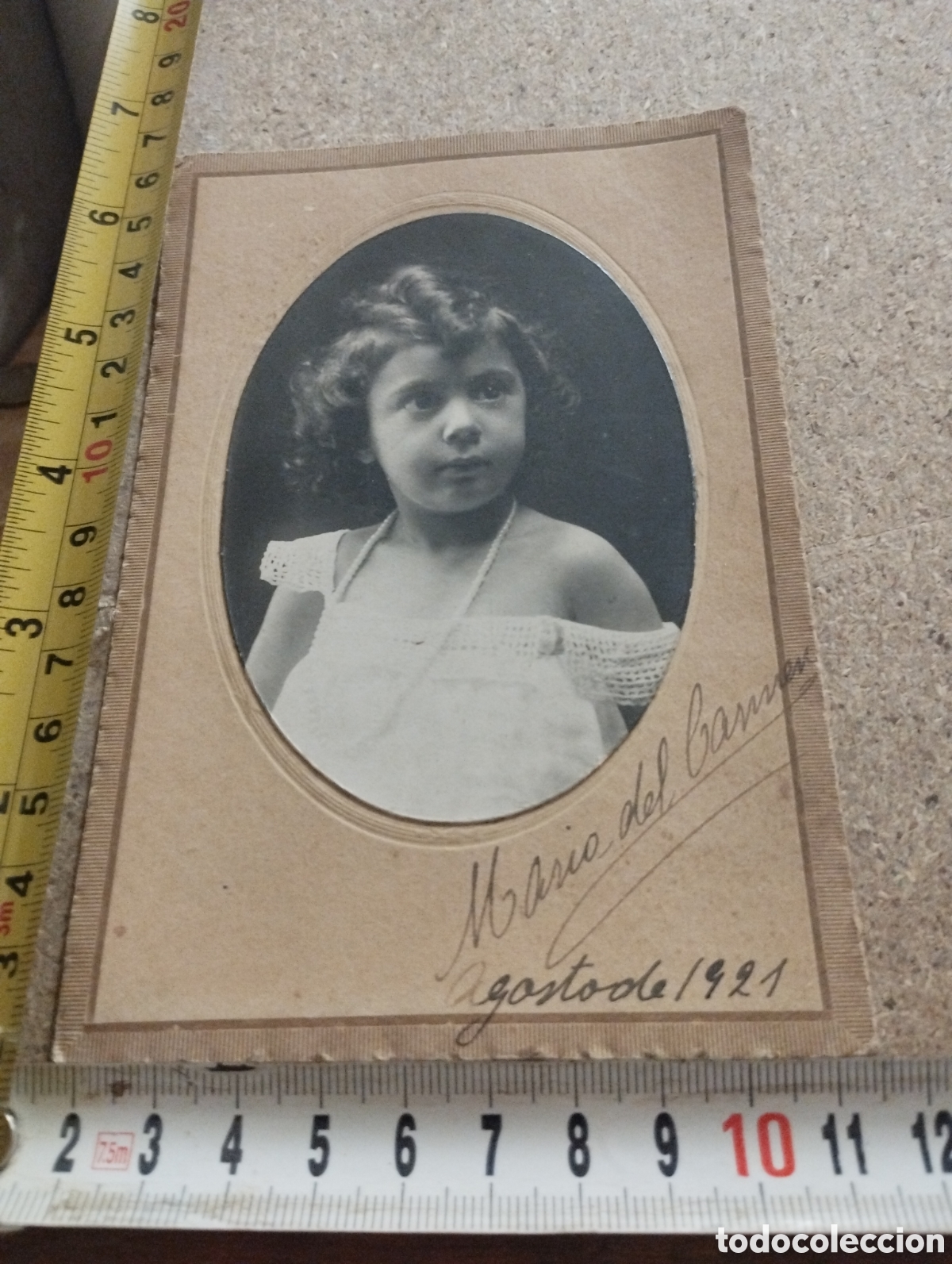 Antique Photography: Fotograf&iacute;a de una ni&ntilde;a peque&ntilde;a a&ntilde;o 1921