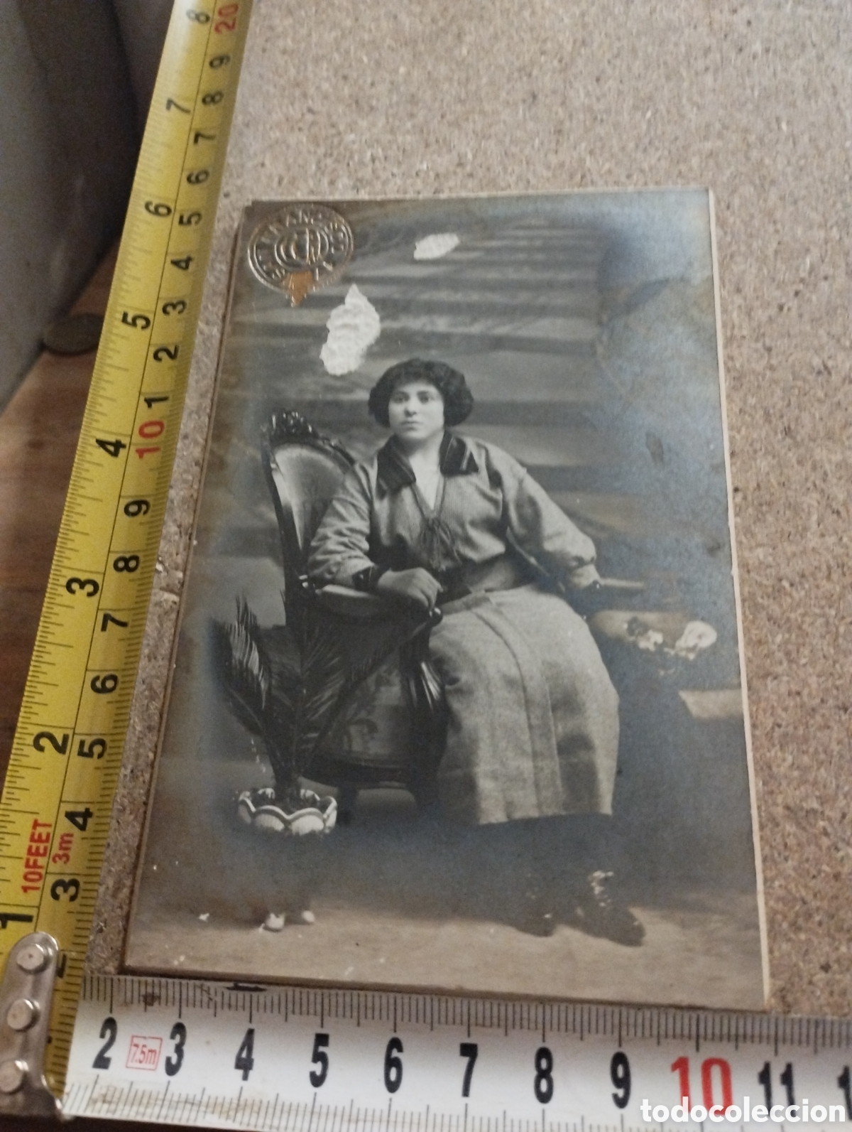 Antique Photography: Fotograf&iacute;a de una se&ntilde;ora en un sill&oacute;n a&ntilde;os 20