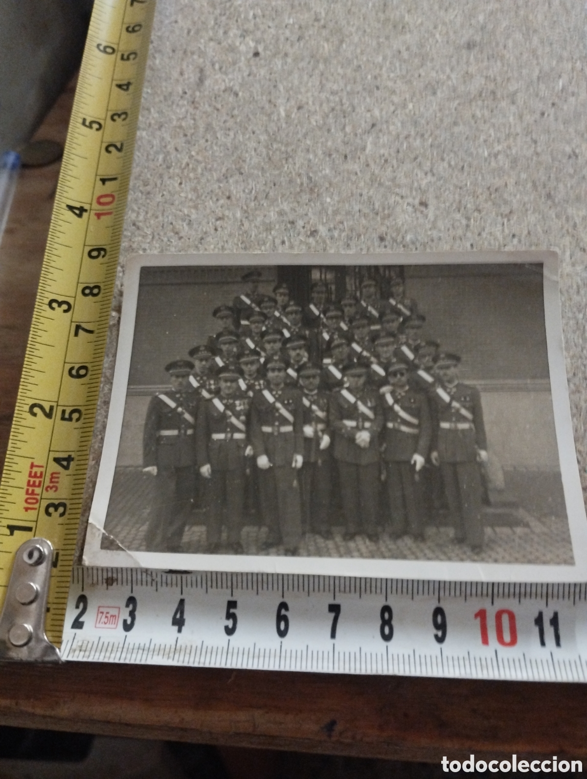 Fotografia antica: Fotograf&iacute;a de un grupo de militares