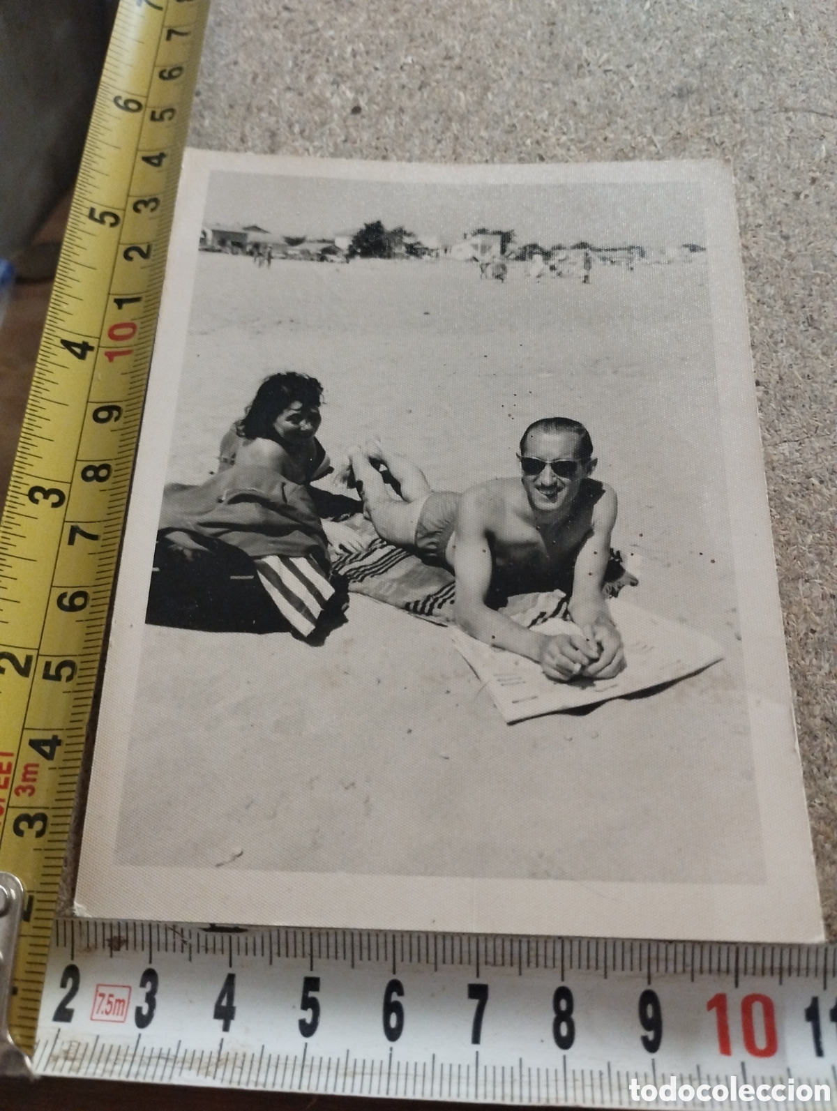 Fotografia antica: Fotograf&iacute;a de la playa de Canet 1958