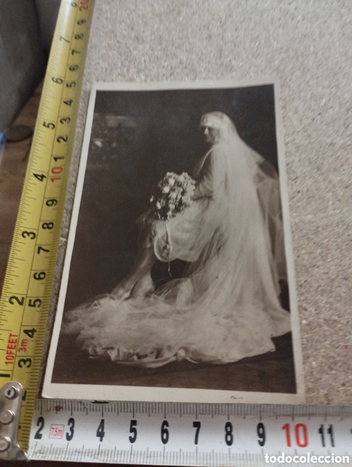 Fotografia antica: Fotograf&iacute;a de una novia a&ntilde;os 20