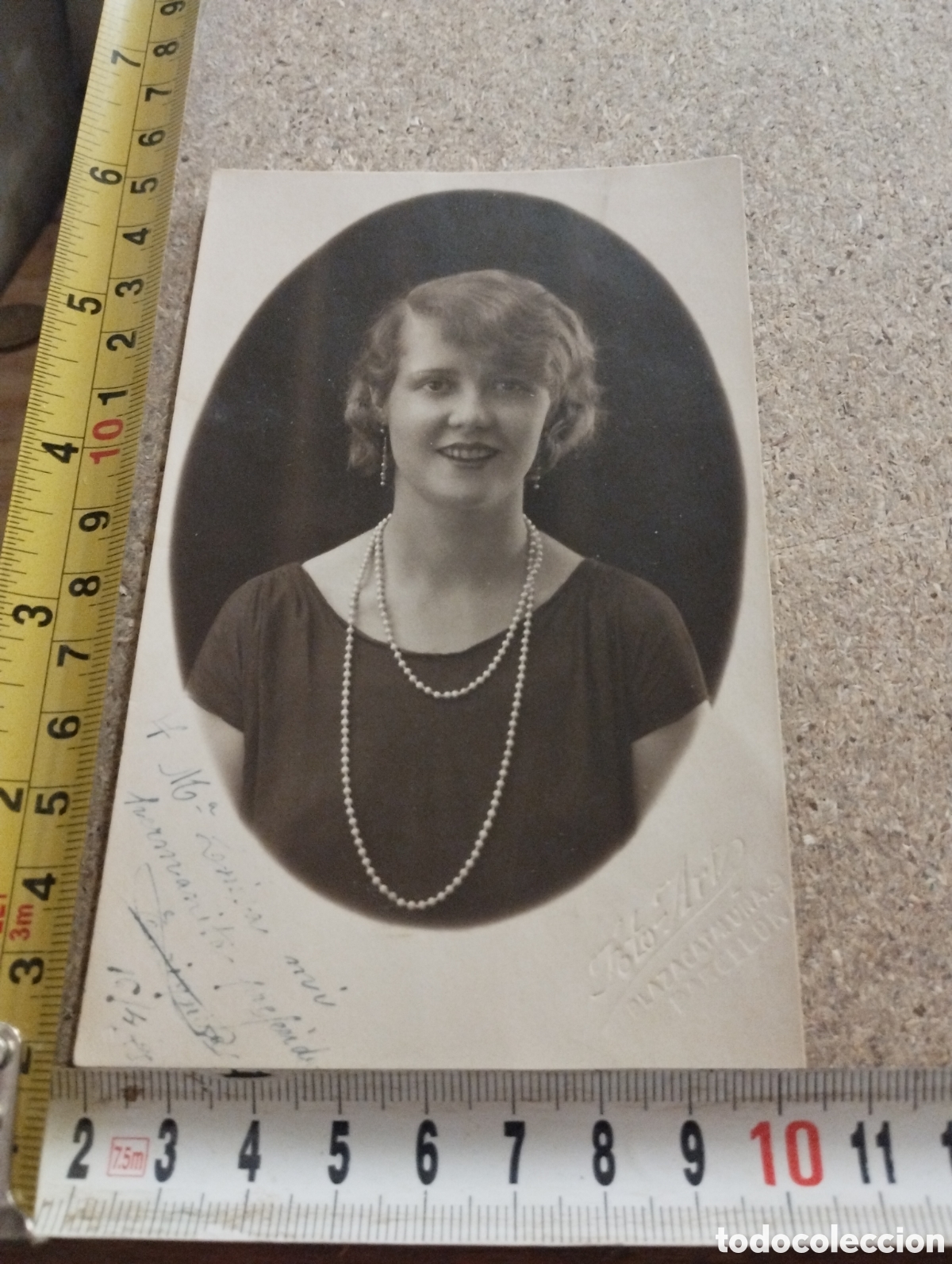 Fotografia antica: Fotograf&iacute;a de una se&ntilde;orita de los a&ntilde;os 20