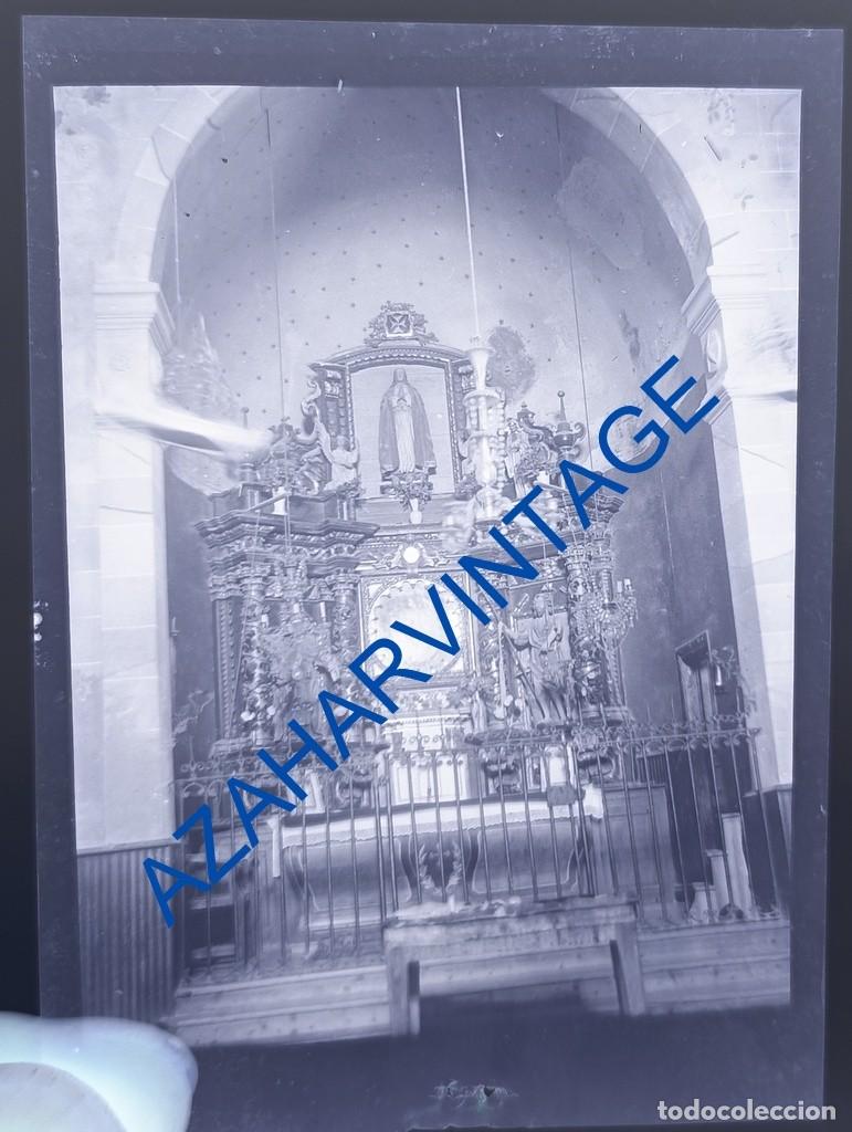 Antique Photography: ANTIQUISIMO NEGATIVO EN CELULOIDE, IGLESIA A IDENTIFICAR