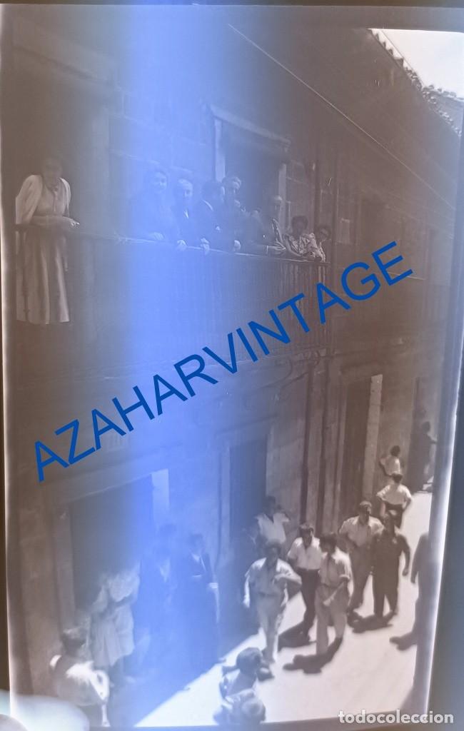 Antique Photography: ANTIQUISIMO NEGATIVO EN CELULOIDE, CALLE PUEBLO A IDENTIFICAR